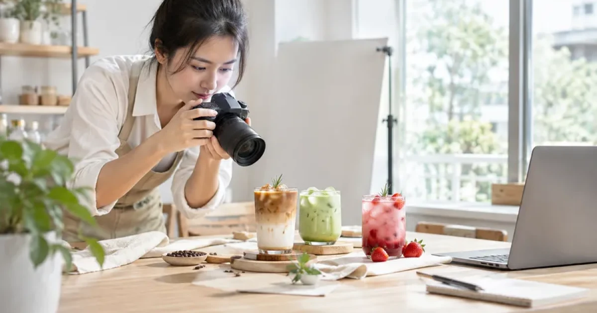 10 concept chụp hình đồ uống giúp menu nổi bật hơn