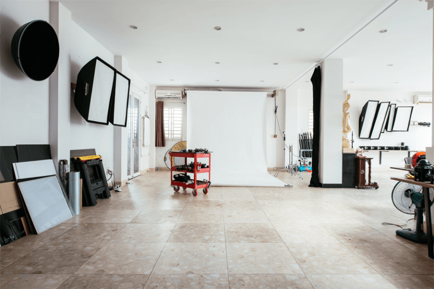 	thiết kế phòng chụp ảnh sản phẩm